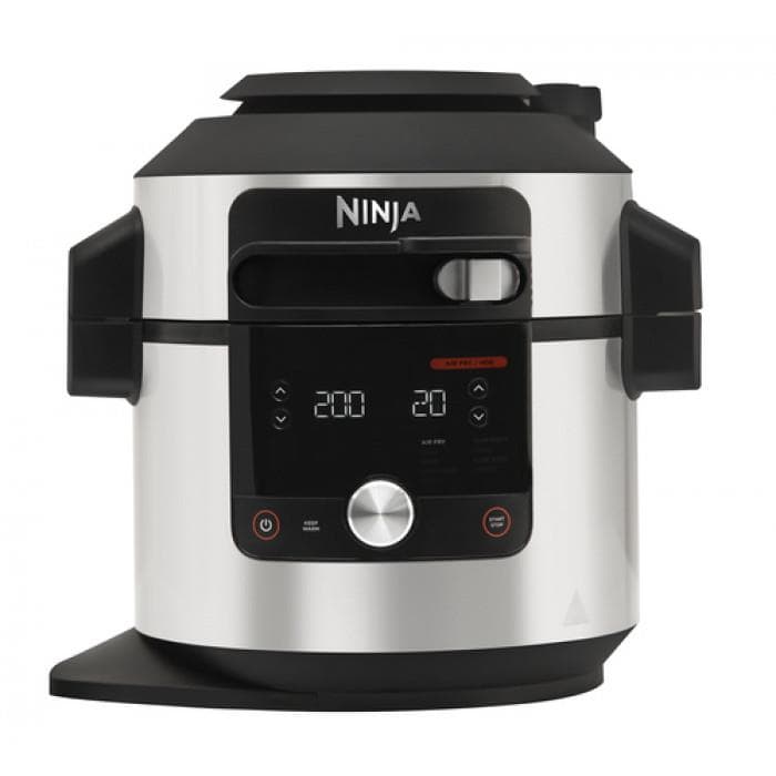 Aparat de gatit cu abur Multicooker Ninja OL650EU Food 12 in 1 1760W 7.5L 12 programe otel inoxidabil Negru/Argintiu "OL650EU"