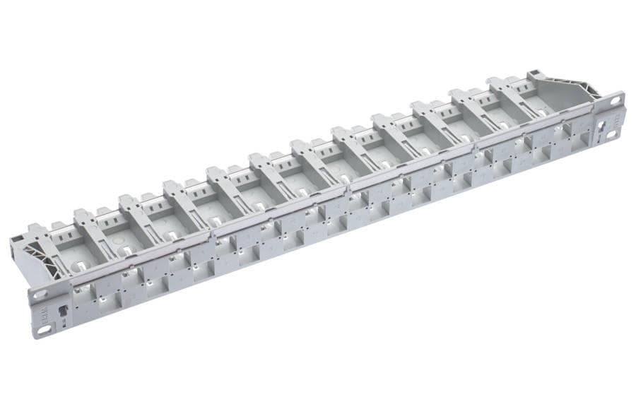 PATCH PANEL CAT5/6 24XRJ45/1U GRAY R812467 R&M "R812467"