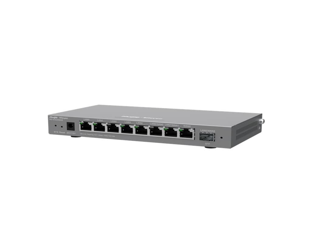 Router Reyee, RG-EG209GS, 9-Port GigabitCloud Management, 1SFP, 200 Users, 600Mbps "RG-EG209GS"