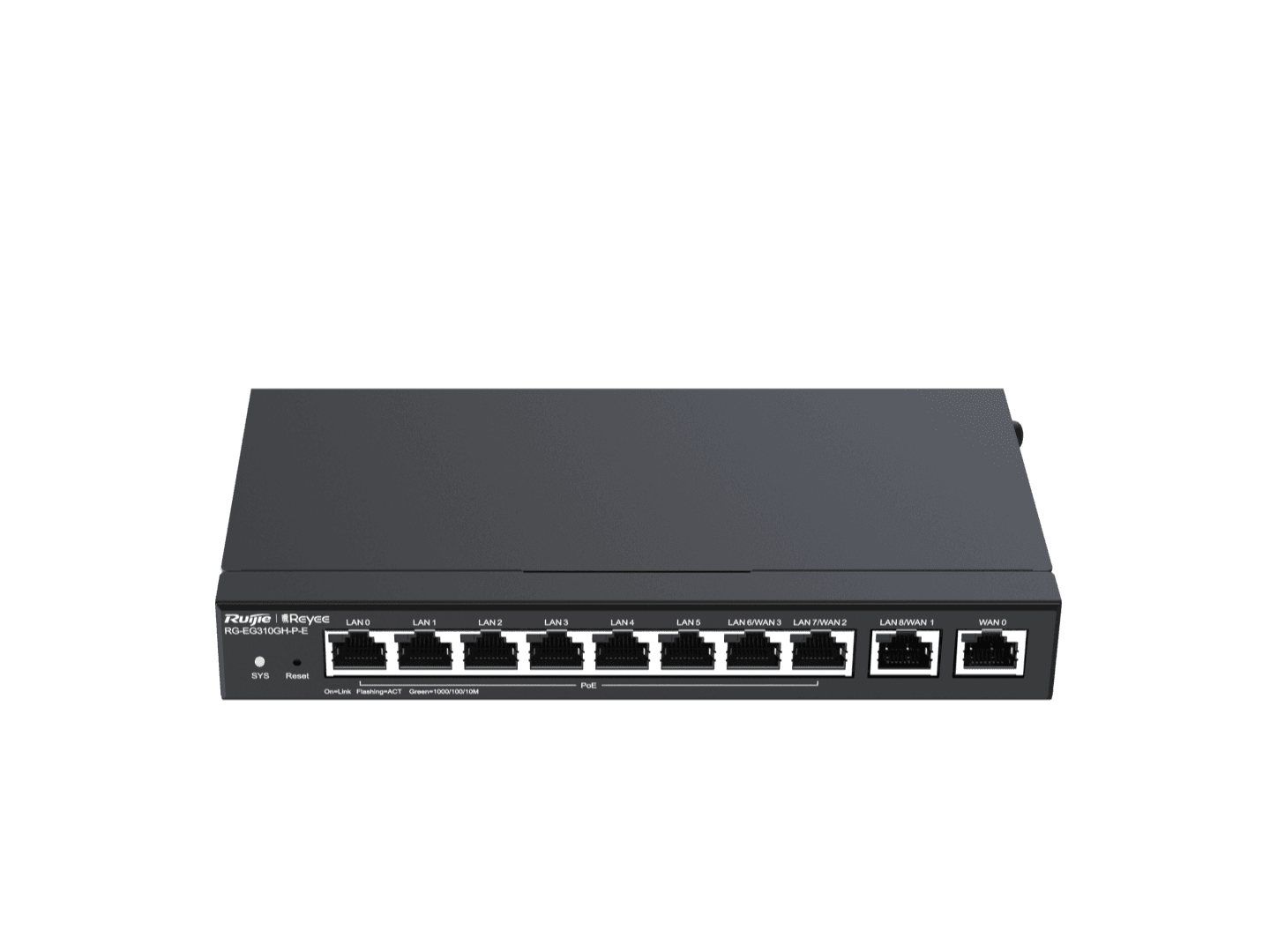 Router Reyee, RG-EG310GH-P-E, 10x10/100/1000 BaseRAM 512 MB "RG-EG310GH-P-E" — miniatură
