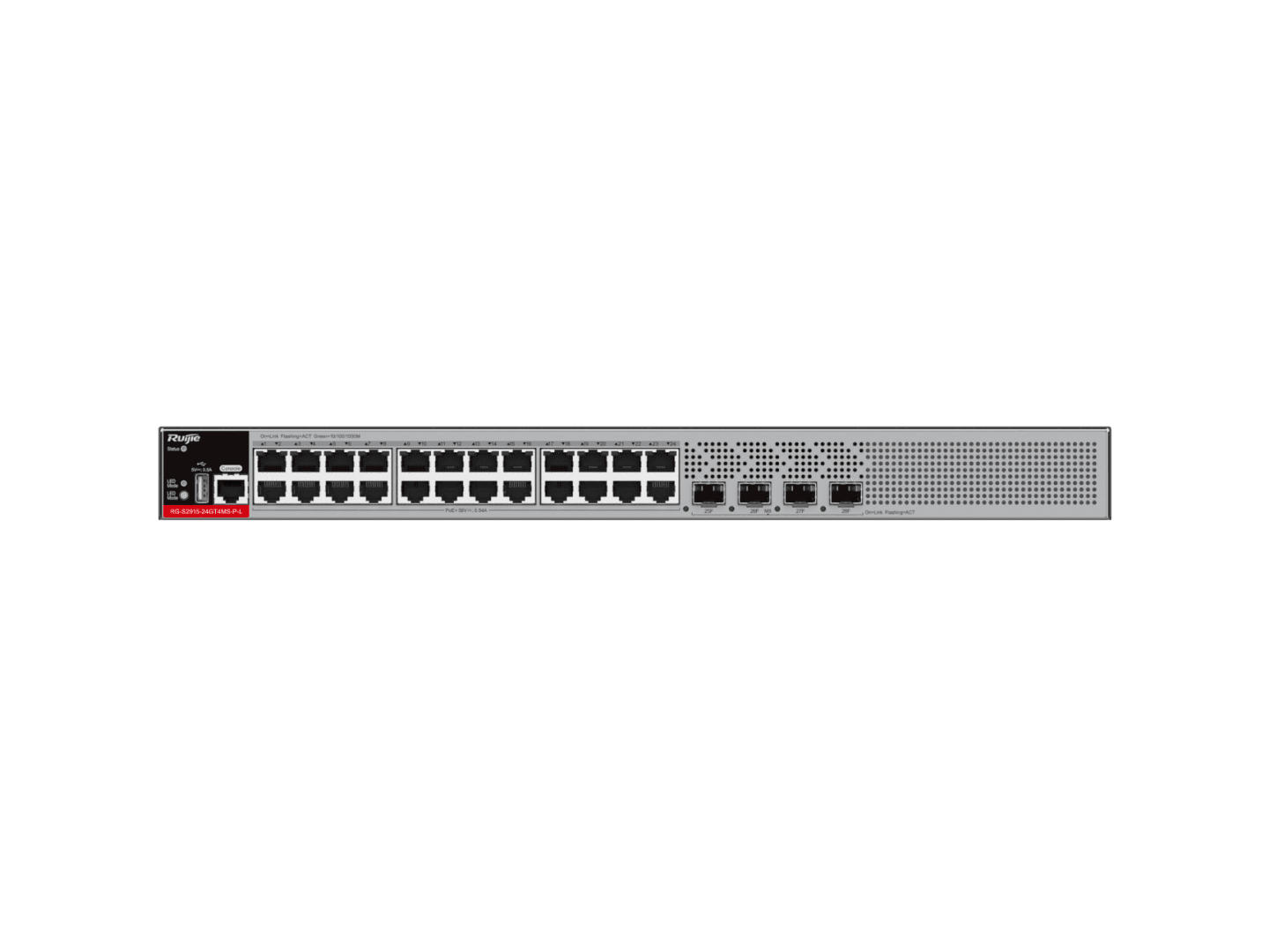 Switch Reyee, RG-S2915-10GT2MS-P-L,10-Port GigabitLayer 2+ Managed PoE+ Switch Two 2.5GE Uplink SFP "RG-S2915-10GT2MS-P-L" — miniatură