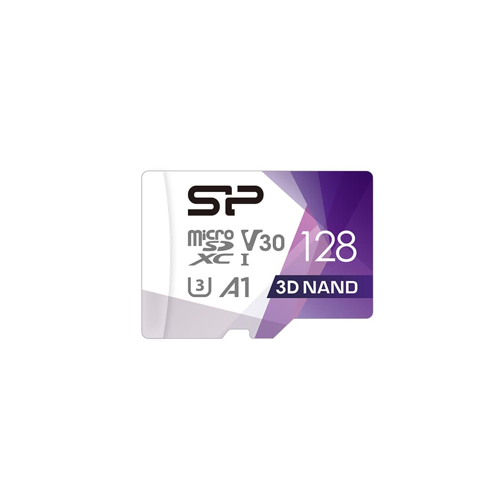 Card memorie Silicon Power memory card Superior Pro Micro SDXC 128GB UHS-I U3 V30 +adapter "SP128GBSTXDU3V20AB"