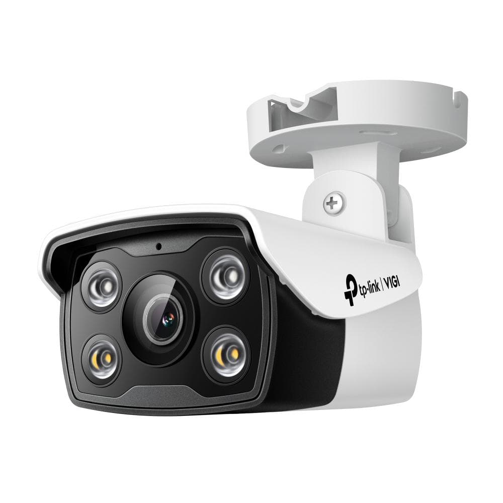 CAMERA IP TP-LINK VIGI, bullet, pt. interior, dist. IR 30 m, tip lentila fixa 4 mm, 4 Mpx, 1 x RJ45 10/100M, carcasa plastic, POE, "VIGI C340(6mm)"