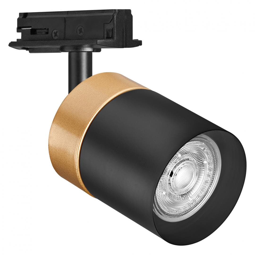TRACKLIGHT SPOT CYLINDER GD BK GU10LEDV "000004058075756700" — miniatură