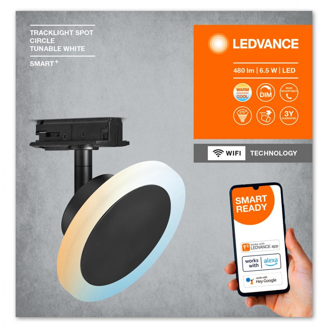 SMART WIFI TRACKL SPOT CIRCLE TW BKLEDV "000004058075759763"