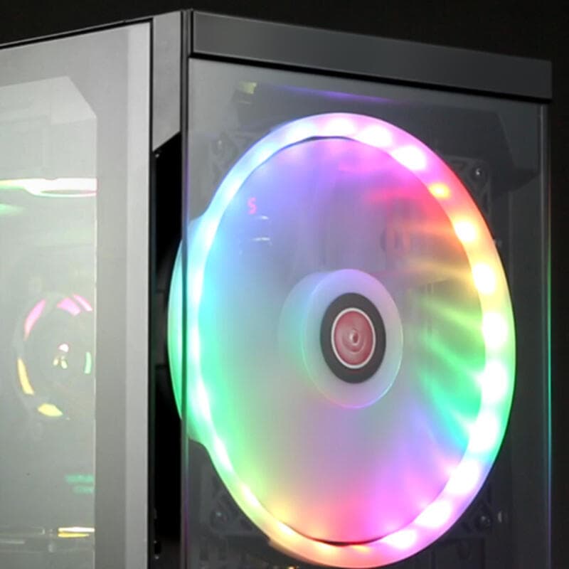 Carcasa Raijintek Silenos Pro A-RGB Midi-Tower - Neagra "0R20B00180" — miniatură