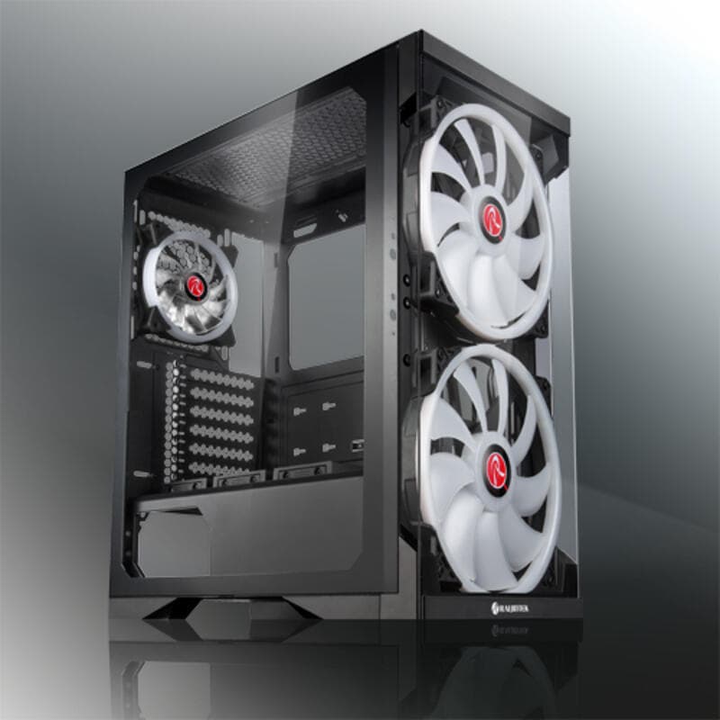 Carcasa Raijintek Silenos Pro A-RGB Midi-Tower - Neagra "0R20B00180" — miniatură