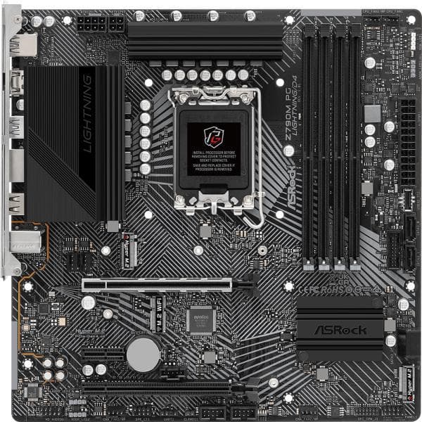 Placa de baza Z790M PG Lighting, LGA 1700, 4xDDR4 "Z790M PG Lightning/D4" — miniatură