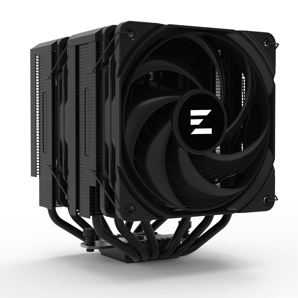 COOLER Zalman "CNPS14X DUO" skt. Intel si AMD, racire cu aer, vent. 120mm, 600 - 2000 RPM, 6 heatpipes, inaltime 159mm, "CNPS14X DUO BLACK"