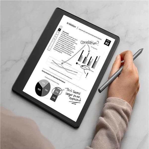 eBook Reader Kindle Scribe 10.2" Touchscreen Premium Pen 64GB Wi-Fi Grey "B09BSQ8PRD" — miniatură