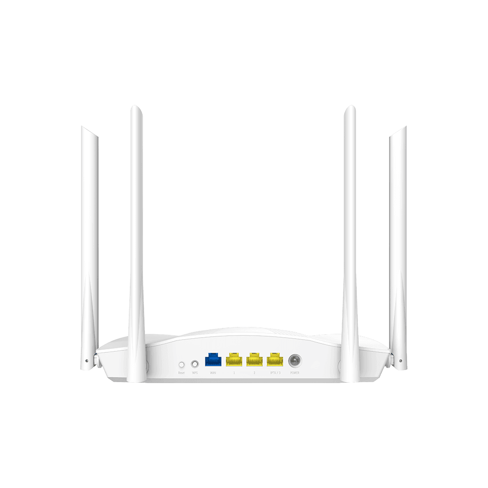 ROUTER Tenda wireless AX1800 Mbps, 1 x WAN Gigabit, 3 porturi LAN Gigabit, 2.4 GHz/5 GHz dual band, 4 antene externe, WI-FI 6 "TX3" — miniatură