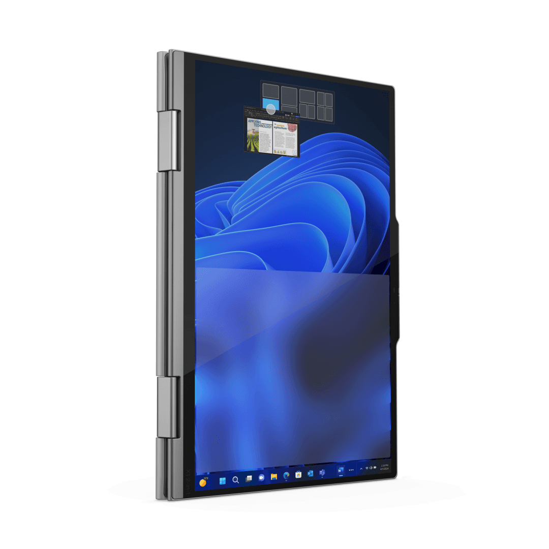LENOVO ThinkPad X1 2-in-1 G9 Intel Core Ultra 7 155U 14inch WUXGA MT 32GB LP5X 1TB SSD M.2 UMA Wi-Fi 6E + BT FPR W11P 3Y Premier "21KE002BRI" ( — miniatură
