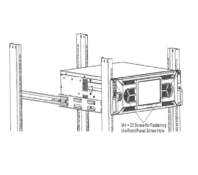 PART OF DIGITAL VIDEO RECORDER "3-4U/RACK/RAIL" — miniatură
