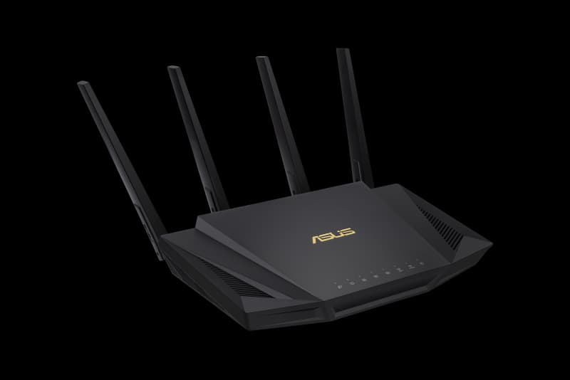 ASUS RT-AX58U AX3000 dual-band WiFi router "90IG06Q0-MO3B00"