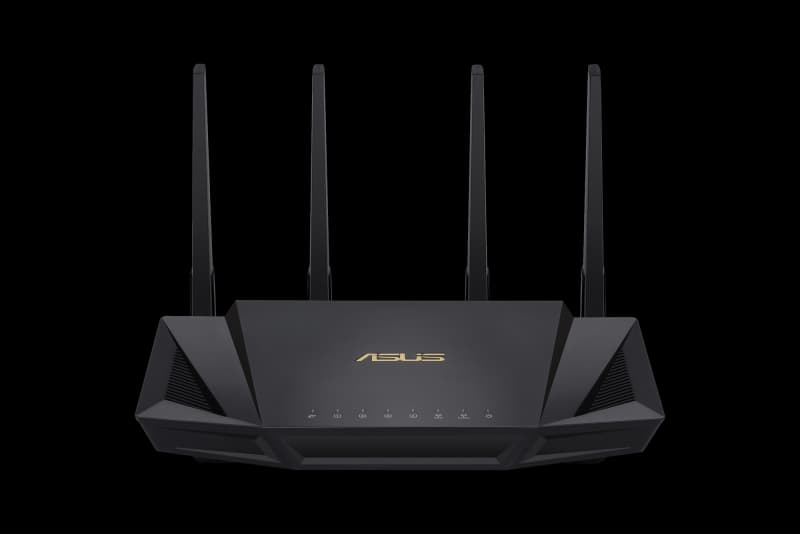 ASUS RT-AX58U AX3000 dual-band WiFi router "90IG06Q0-MO3B00" — miniatură