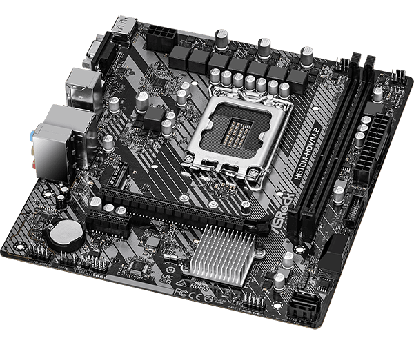 Placa de baza Intel 1700 H610M-HDV/M.2 2.0 "90-MXBJH0-A0UAYZ" — miniatură