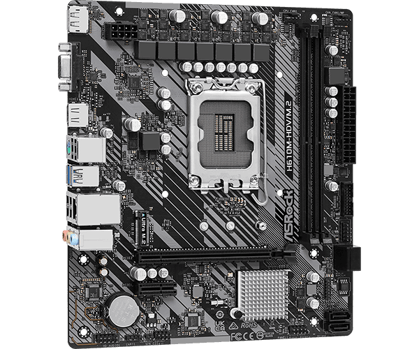Placa de baza Intel 1700 H610M-HDV/M.2 2.0 "90-MXBJH0-A0UAYZ"