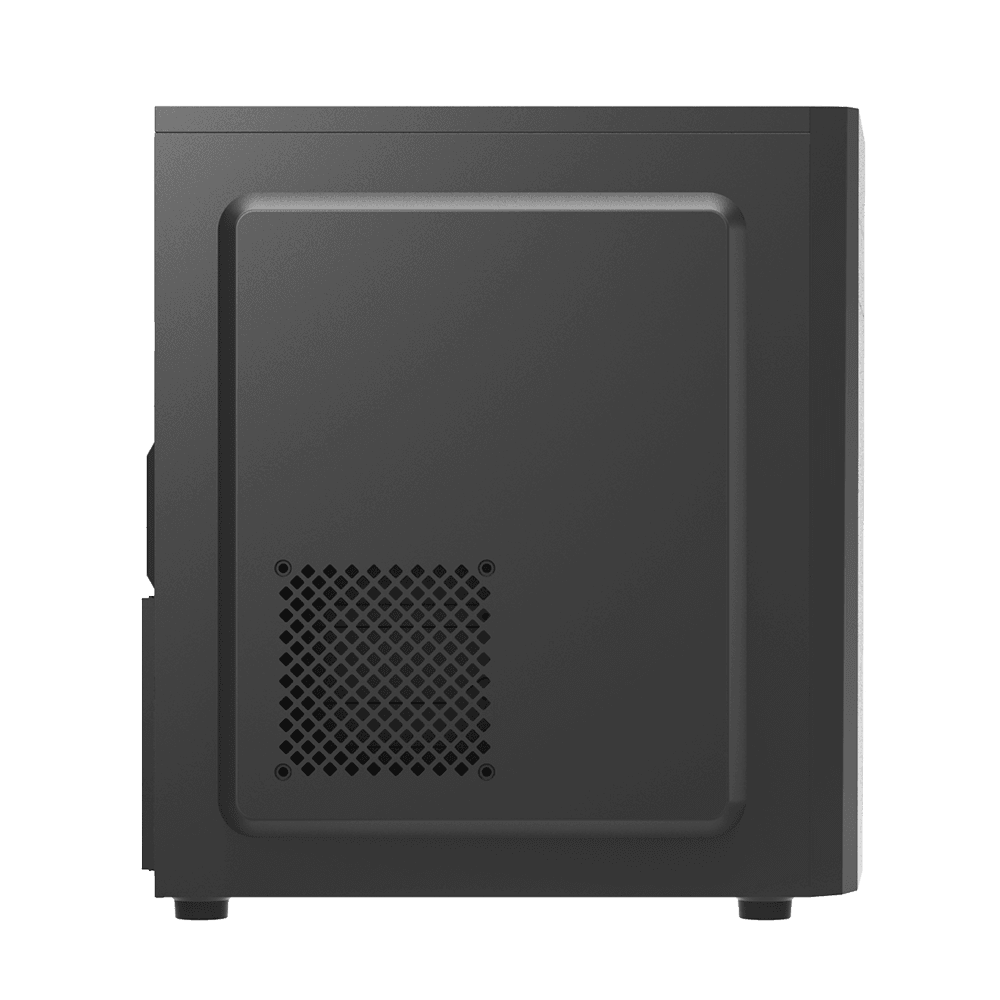 CARCASA Zalman "T8", middle tower, office, fara sursa, suporta 4xfan, 1xfan inclus, USB 3.1 gen1 x 2, USB 2.0 x 1, audio+mic, 7 sloturi expansiune, negru, "T8" — miniatură