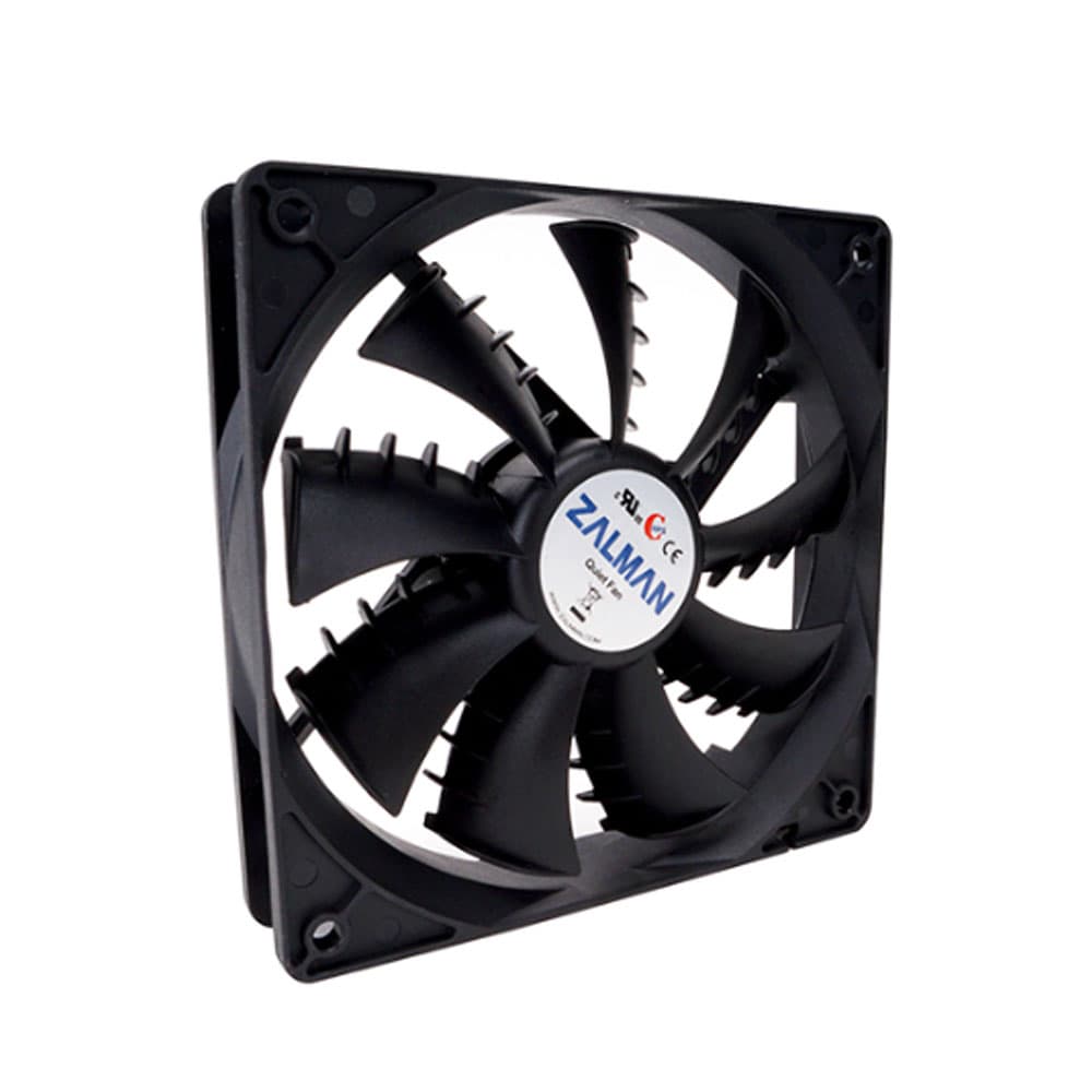 Ventilator Zalman "F2 Plus(SF)", 92mm, 1500 RPM, Long Life Bearing, negru, "ZM-F2 Plus(SF)" — miniatură