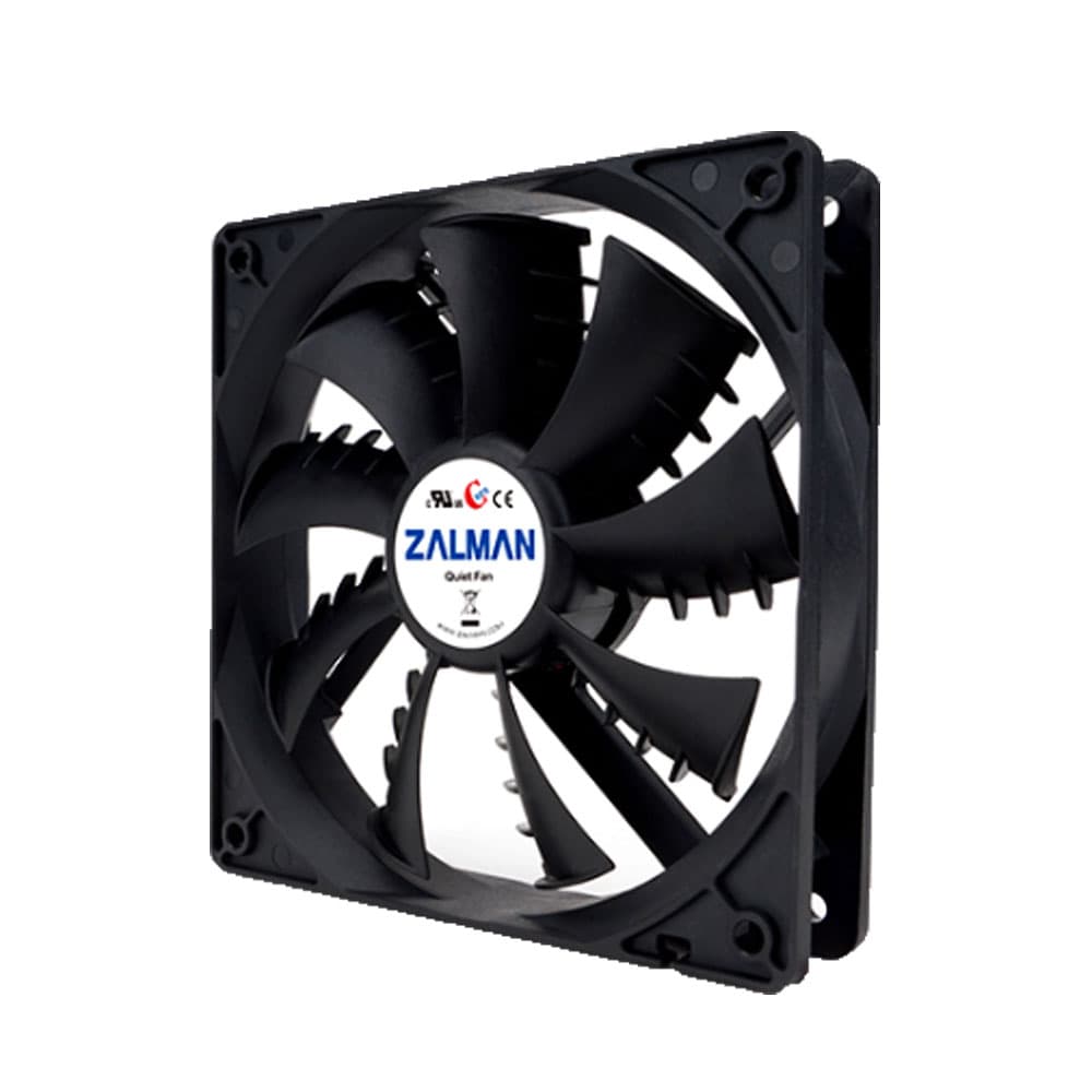 Ventilator Zalman "F2 Plus(SF)", 92mm, 1500 RPM, Long Life Bearing, negru, "ZM-F2 Plus(SF)" — miniatură