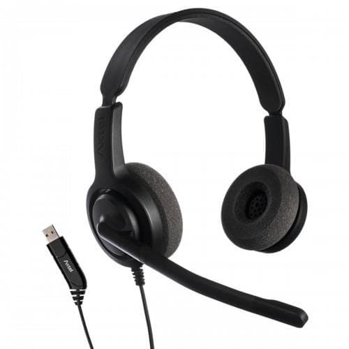 CASTI AXTEL VOICE USB28 DUO NC "AXH-V28USBD"