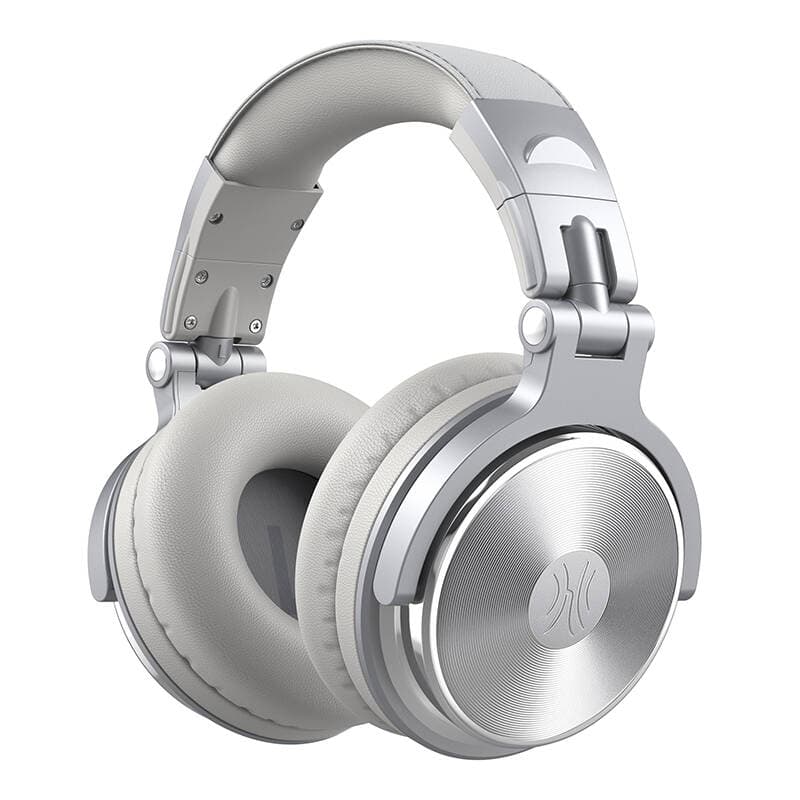 Casti OneOdio "Pro 10",cu fir detasabil,Over-Ear,utilizare profesionala,multimedia,DJ,conectare Jack 3.5 mm|Jack 6.35 mm,impedanta 32Ohm,difuzor 50mm,argintiu "Pro 10 Silver"