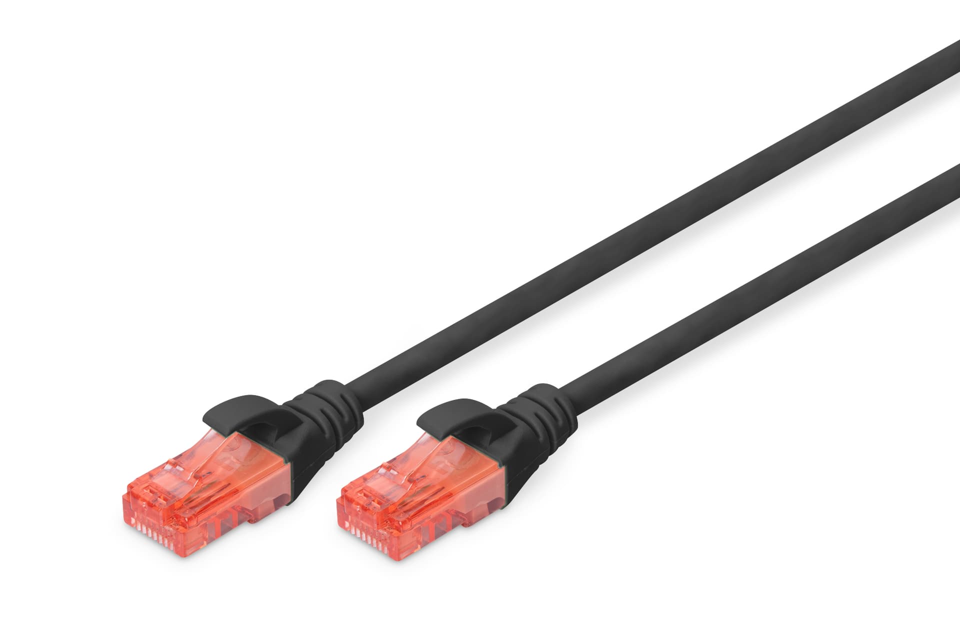 DIGITUS DK-1612-005/BL DIGITUS Premium CAT 6 UTP patch cable, Length 0,5m, Color black "DK-1612-005/BL"