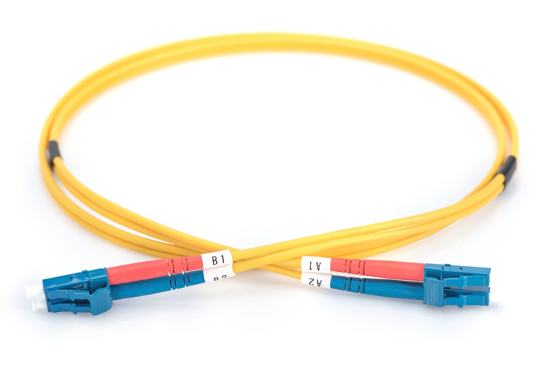 DIGITUS LWL patchcable LC/LC 09/125um singelmode Duplex halogenfree with protocol yellow 5m "DK-2933-05" — miniatură