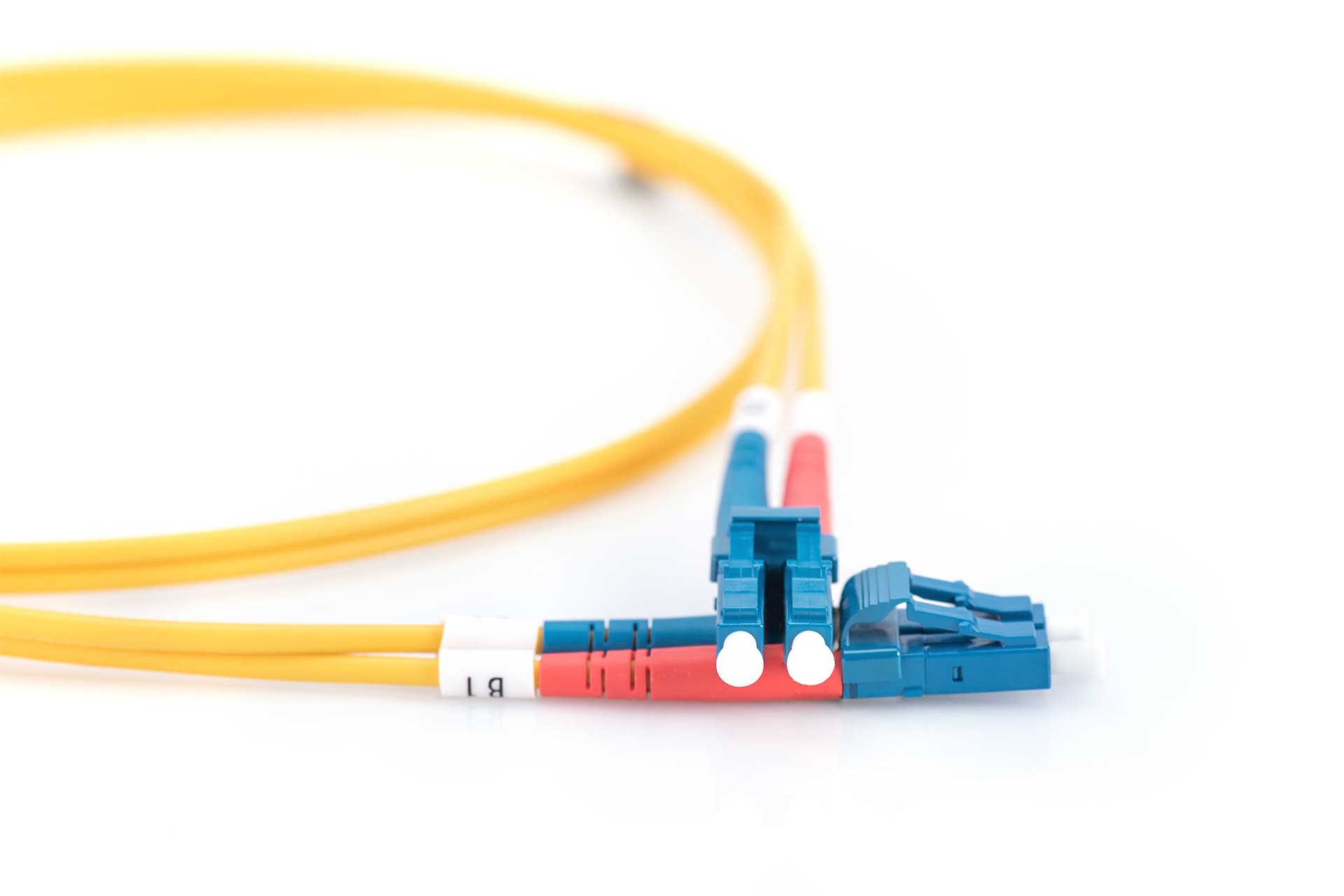 DIGITUS LWL patchcable LC/LC 09/125um singelmode Duplex halogenfree with protocol yellow 5m "DK-2933-05" — miniatură