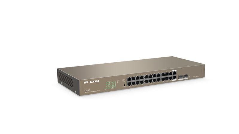 IP-COM 24-P 2SFP GIGABIT ETHERNET SWITCH "G1024F" — miniatură