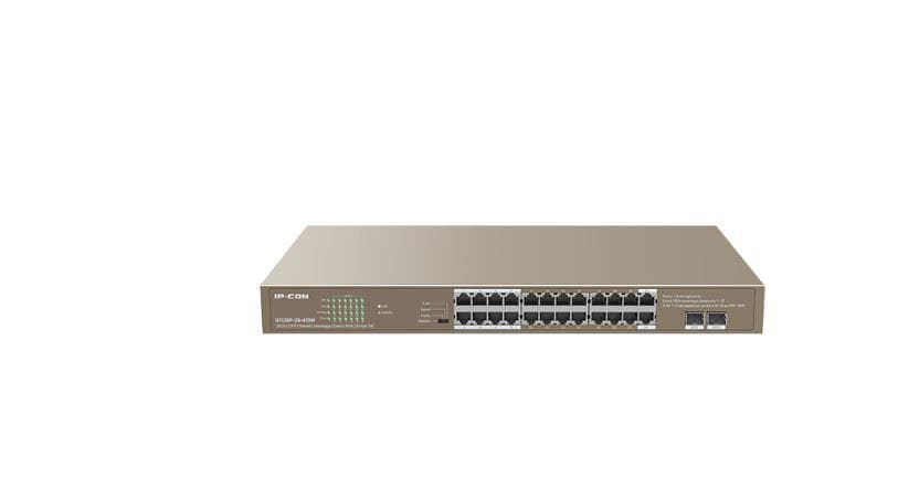 IP-COM24PORT GIGABIT ETHERNET SWITCH POE "G1126P-24-410W"