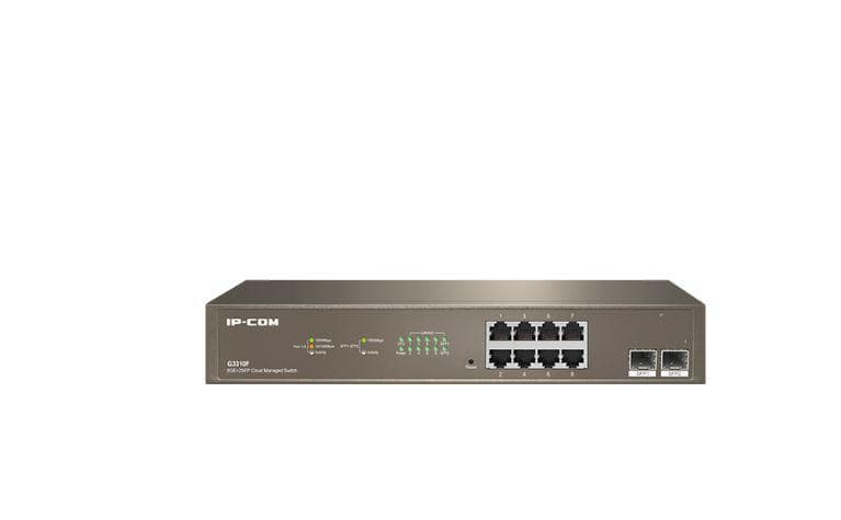 IP-COM 8GE+2SFP + CLOUD MANAGED SWITCH "G3310F"