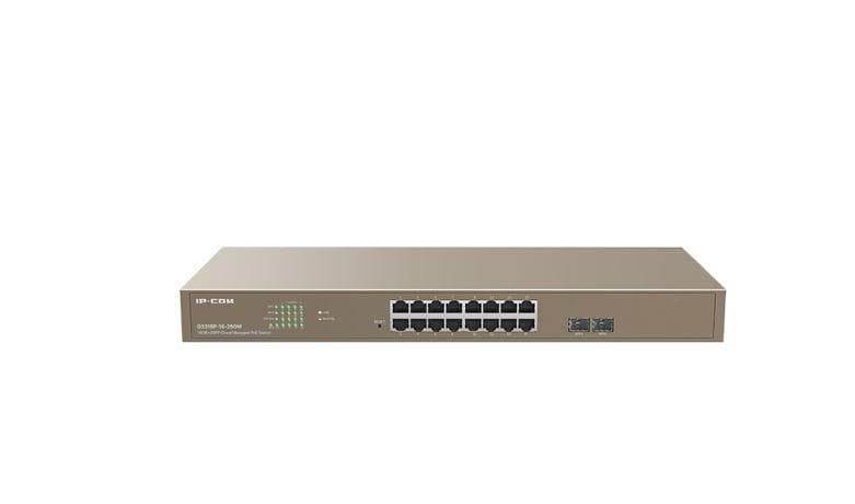 IP-COM 16GE+2SFP POE MANAGED SWITCH "G3318P-16-250W"