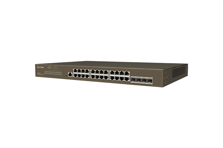 IP-COM 24PORT GIGABIT L2 MANAGED SWITCH "G3328F" — miniatură