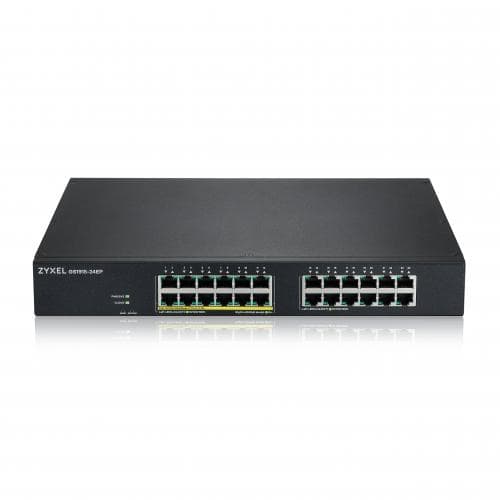ZYXEL | GS1915-24EP-EU0101F | GS1915-24EP | Switch | Smart Managed | Layer 2 | POE | Rackmount | Porturi 12 Gigabit POE, 12 Gigabit | 130 W | Fanless | "GS1915-24EP-EU0101F"