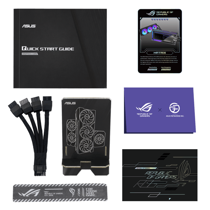 PLACI VIDEO Asus ROG MATRIX PLATINUM RTX4090 24G "ROG-MATRIX-RTX4090-P24G GAMING" — miniatură