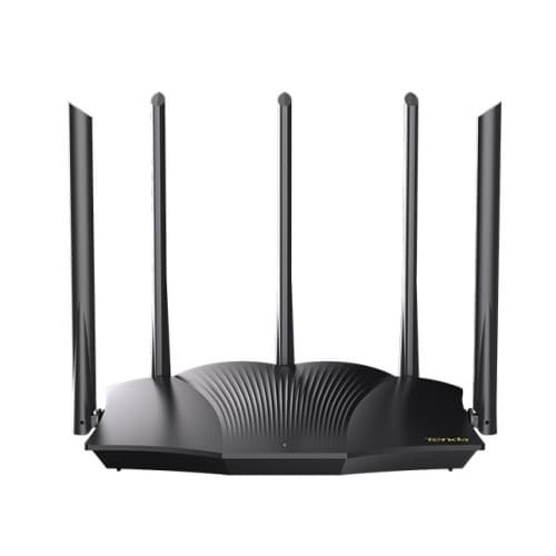 Tenda| RX12 PRO | Router wireless | 802.11ax | Wifi 6 | AX3000 | Porturi 1 WAN, 3 LAN Gigabit, USB | Antene 5 externe 6 dbi | CPU Quad Core 1.7 GHz | Gaming "RX12PRO"
