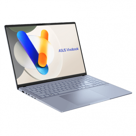 Asus|S5606MA-MX097X|NOTEBOOK|16 inch|3.2K 3200 x 2000 OLED|Intel Core Ultra 5|125H|1.2 GHz|| 16 GB|SSD 1 TB|Wireless|BTa | 1xHDMI| | 1.5 kg|WIN 11 Pro|Mist Blue "S5606MA-MX097X" ( — miniatură