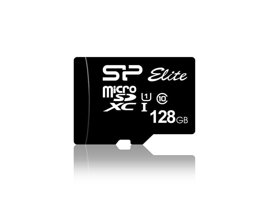 CARD DE MEMORIE MicroSDXC SP ELITE 128GB CL10 "SP128GBSTXBU1V10SP"