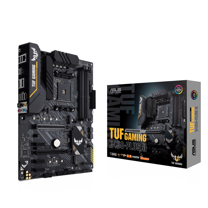 Placa de baza TUF GAMING B450-PLUS II, AMD B450, socket AM4, ATX "90MB1650-M0EAY0"