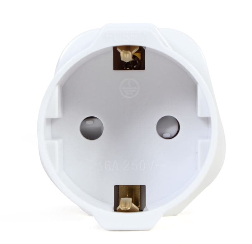 ADAPTOR EU GEMBIRD, Socket EU, conectare prin Socket UK (T), 13 A, fara protectie, alb, "A-AC-EUFUKM-01" — miniatură