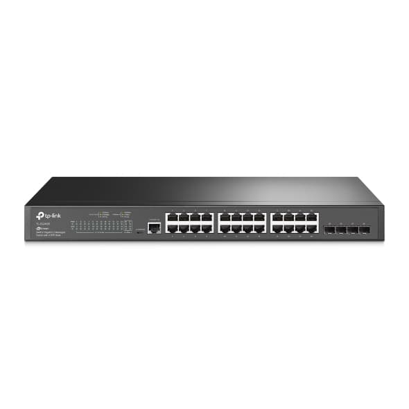 Switch TP-Link, "TL-SG3428" cu management L2, 24 Porturi Gigabit, 4 x SFP Gigabit "SG3428"