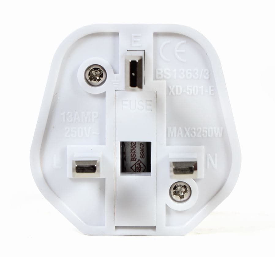 ADAPTOR EU GEMBIRD, Socket EU, conectare prin Socket UK (T), 13 A, fara protectie, alb, "A-AC-EUFUKM-01" — miniatură