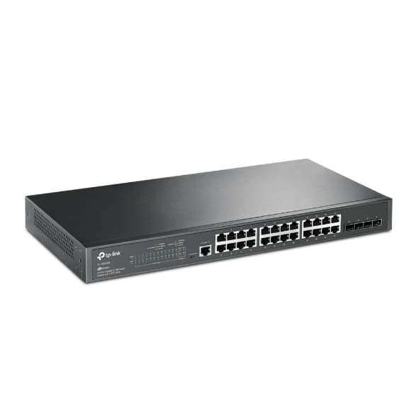 Switch TP-Link, "TL-SG3428" cu management L2, 24 Porturi Gigabit, 4 x SFP Gigabit "SG3428" — miniatură