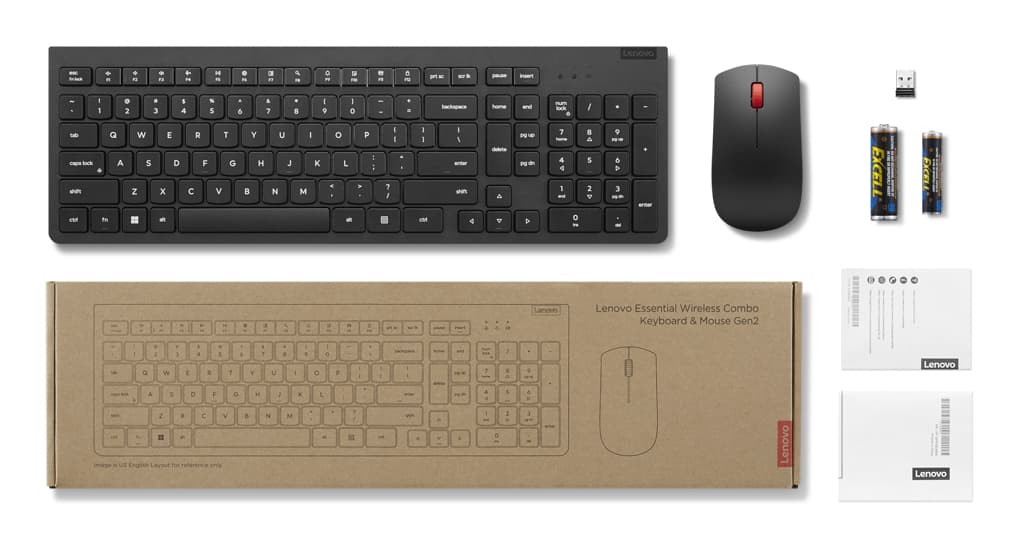 KB MICE_BO Eos3 2.4G KM BLK US "4X31N50708" — miniatură