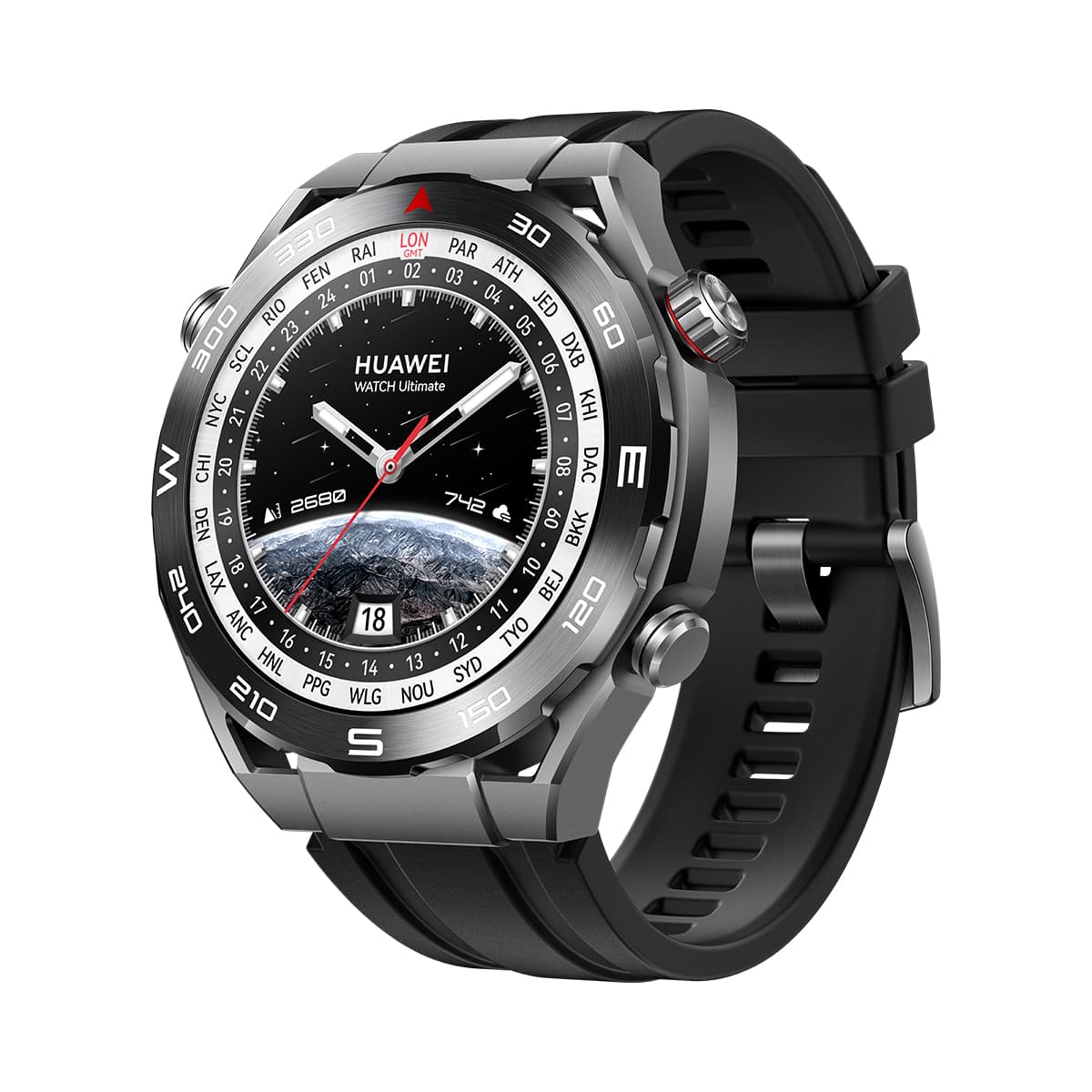 Smartwatch Watch Ultimate Expedition,1.5 " AMOLED Black "55020AGF" — miniatură