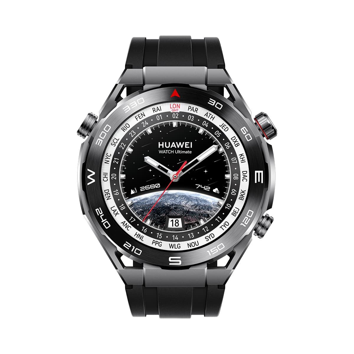 Smartwatch Watch Ultimate Expedition,1.5 " AMOLED Black "55020AGF"