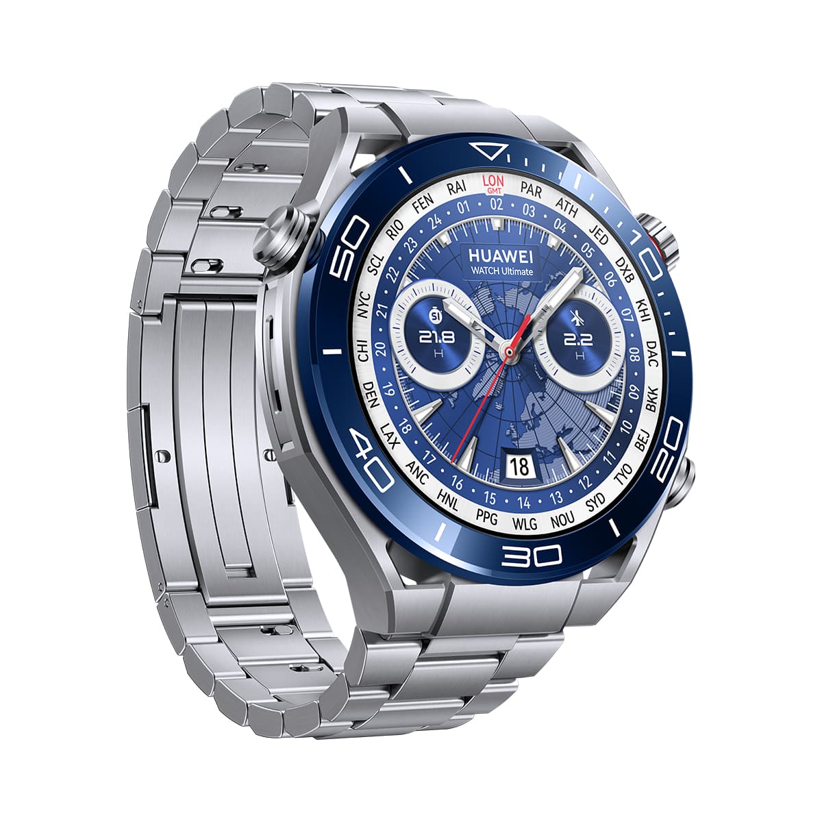 Smartwatch Watch Ultimate Steel 48mm Blue "55020AGG" — miniatură