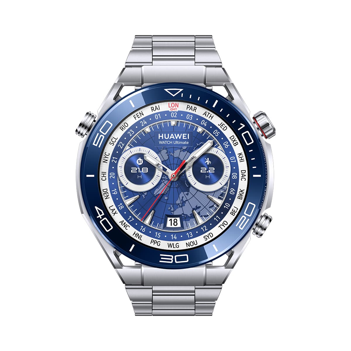 Smartwatch Watch Ultimate Steel 48mm Blue "55020AGG"