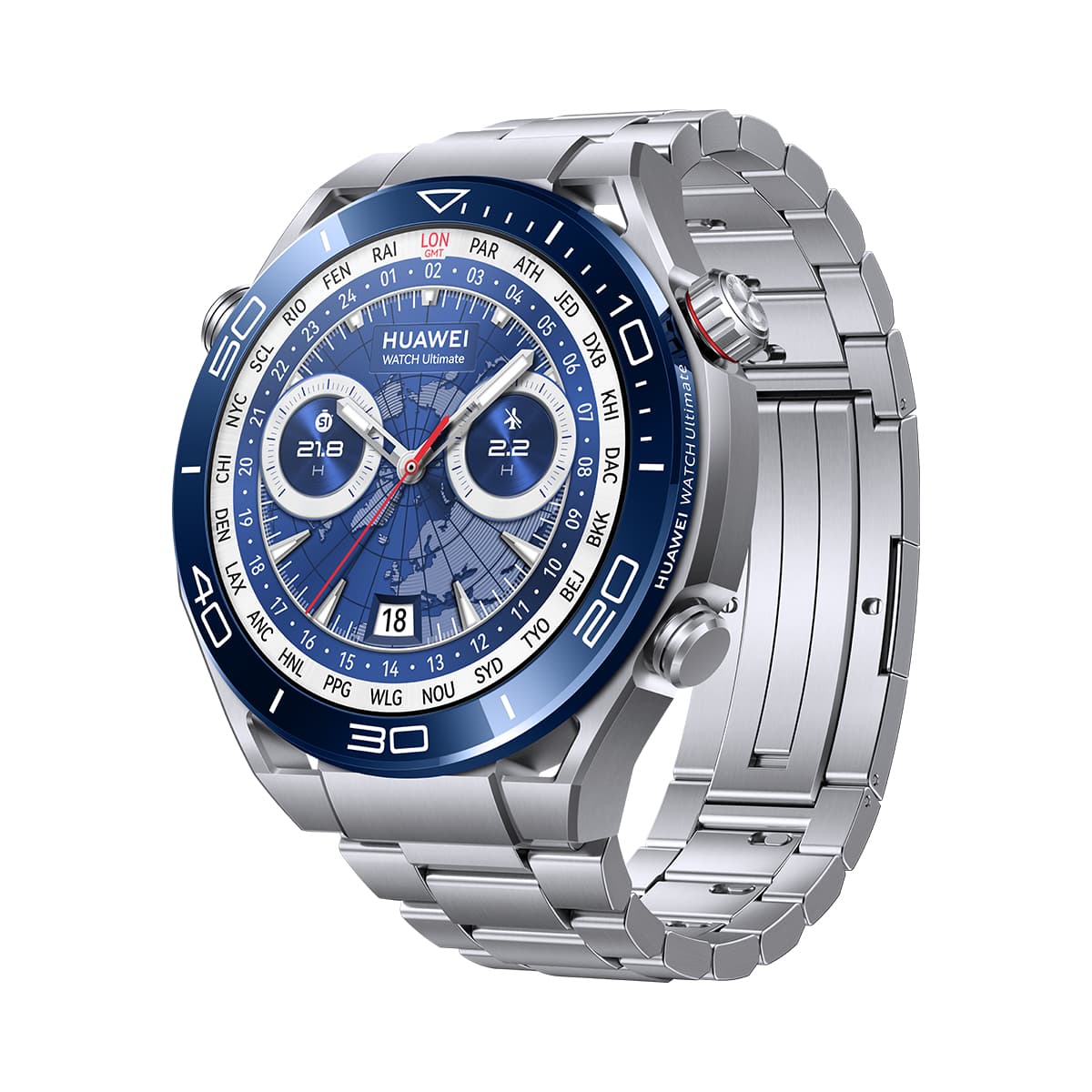 Smartwatch Watch Ultimate Steel 48mm Blue "55020AGG" — miniatură